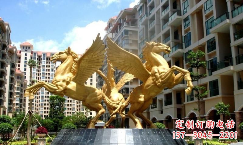 内江铸铜飞马雕塑