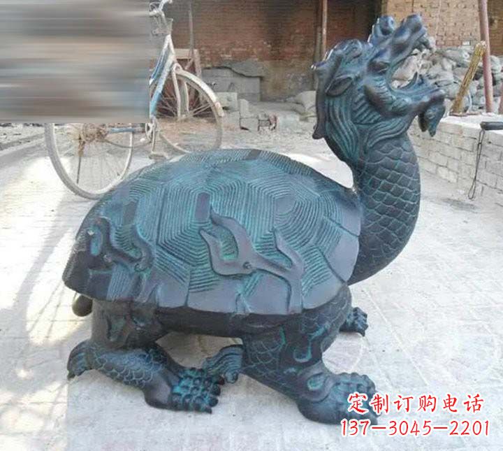 内江铸铜龙龟雕塑222