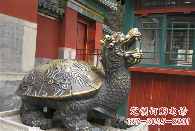 内江铸铜龙龟雕塑