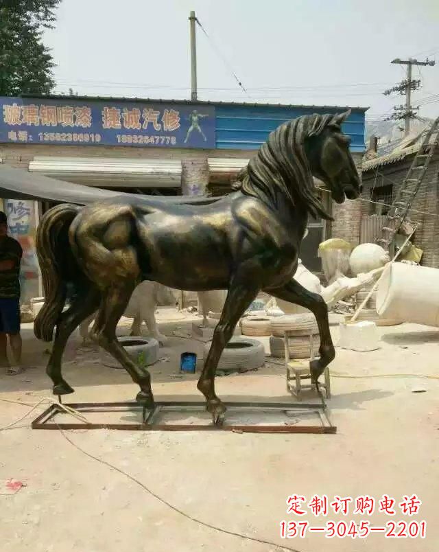 内江铸铜马雕塑