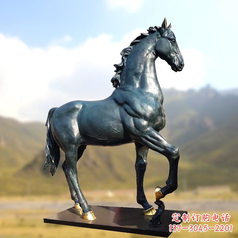 内江铸铜马铜雕塑