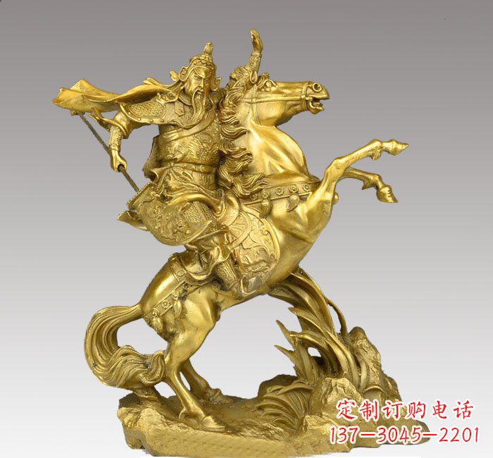 内江铸铜骑马关公