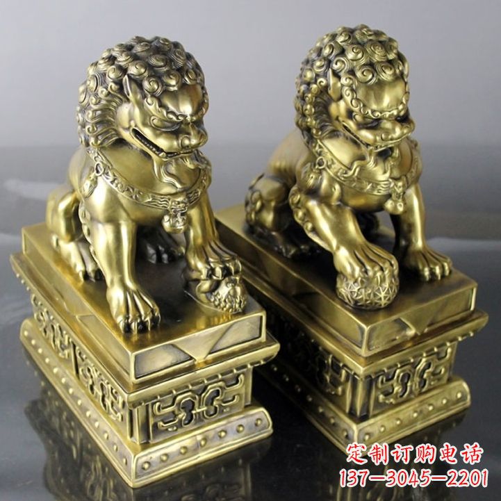 内江铸铜天安门狮子雕塑