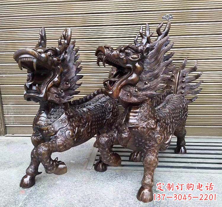 内江铸铜铜麒麟
