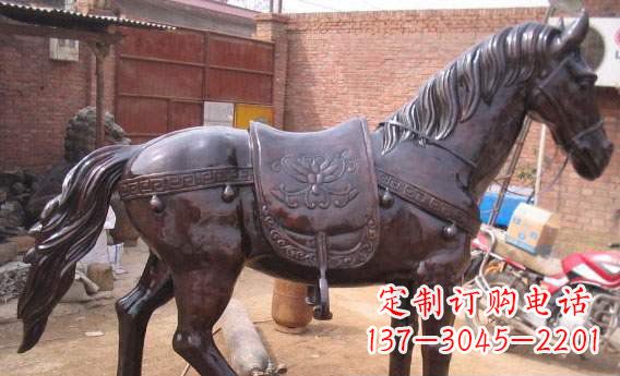 内江紫铜马公园铜雕