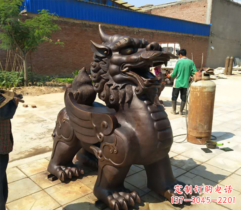 内江貔貅铸铜雕塑