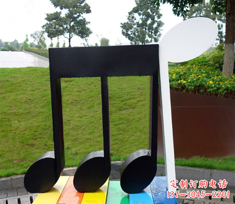 内江音符雕塑不锈钢