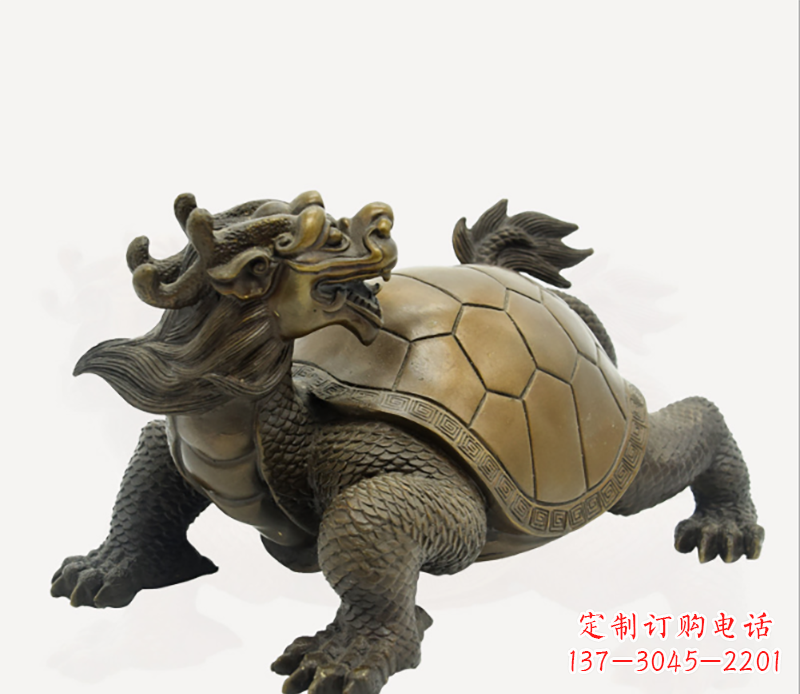 内江招财龙龟铜雕
