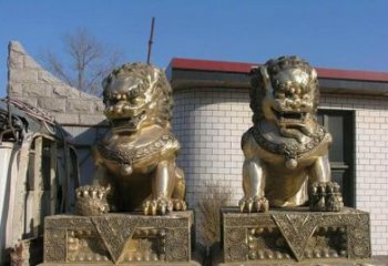 内江铸铜狮子雕塑