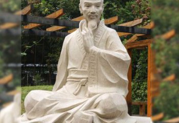 内江祖冲之石雕塑像-园林人物历史名人雕像